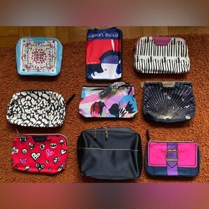 Estee Lauder cosmetic bags collection.